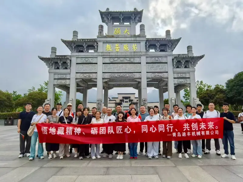 Summit insieme: il team Difon stringe legami durante il viaggio verso il monte Jiuhua
